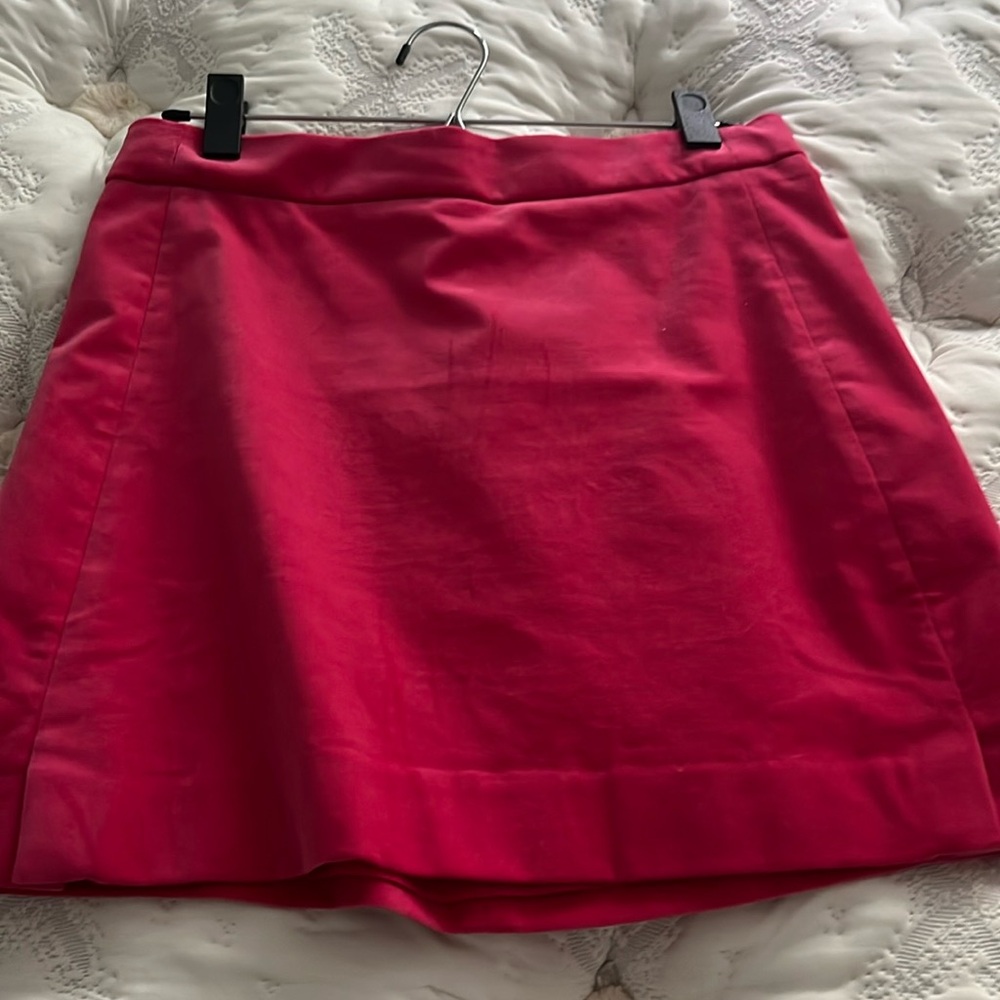 JCrew pink velvet mini